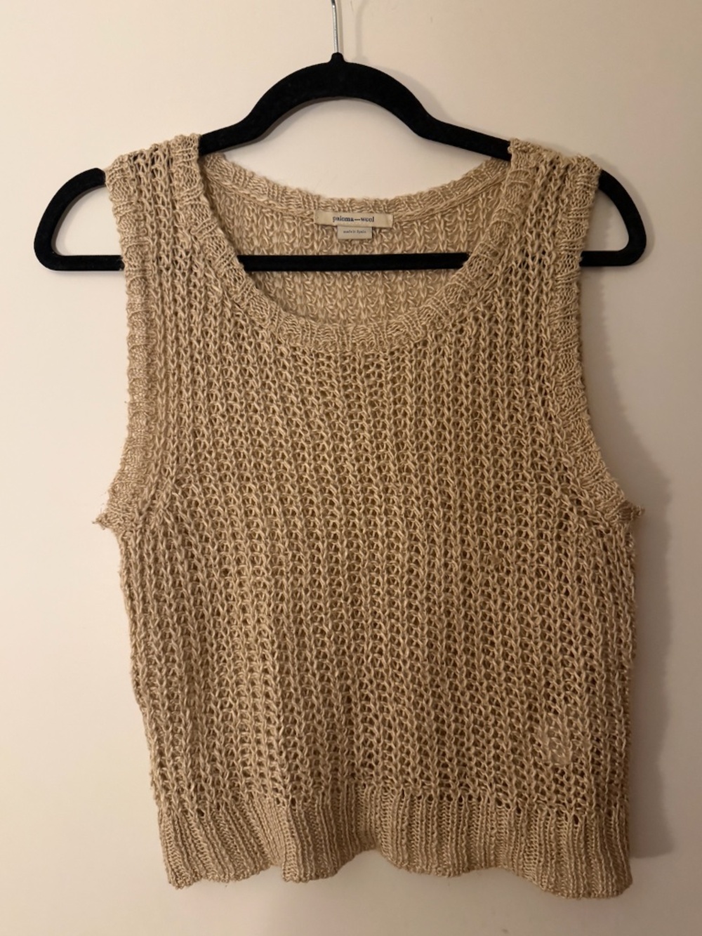 Paloma Wool 100% Linen Woven Tank